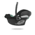 Carro de bebé combi 3 en 1 Eos Lux con silla portabebés Aton B2 Black Moon Black