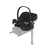 Carro de bebé combi 3 en 1 Eos Lux con silla portabebés Aton B2 Black Moon Black