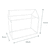 Huistent hjemly 70 x 140 cm wit incl. overtrek hjemfold