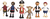 Buigpoppen Piratenfiguren