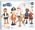 Muñecas dobladoras Figuras de piratas