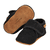 Baby tofflor i ull Black