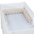 Protector para cuna trenzado 200 cm crema