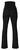 Casual Rozkloszowane spodnie Senna Black