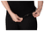 Casual Rozkloszowane spodnie Senna Black