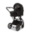 Kombinovaný kočárek PIÚ 2024 black/black matt