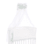Cotton katos Organic Royal rusetilla sopii kaikkiin malleihin minttu glitter dots kultainen