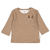 Langarmshirt Little Forest Friends Taupe Melange