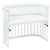 Nestchen Mesh Royal passend für Modell Maxi, Boxspring, Comfort und Comfort Plus mint Glitzerpunkte gold