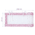 Tour de lit cododo mesh piqué Boxspring XXL rose étoiles blanches 200 cm