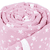 Tour de lit cododo mesh piqué Boxspring XXL rose étoiles blanches 200 cm