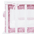 Tour de lit cododo mesh piqué Boxspring XXL rose étoiles blanches 200 cm