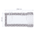 Tour de lit cododo mesh piqué Boxspring XXL taupe étoiles blanches 200 cm