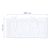 Tour de lit cododo mesh piqué Boxspring XXL blanc mix étoiles sand/rose 200 cm
