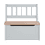 Kindercommode bank Woody taupe