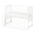 Stuben- und Beistellbett safe asleep 3 in 1 weiß + Matratze