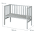 Śpiwór safe asleep 2 w 1 taupe + materac