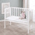 Beistellbett safe asleep 2 in 1 weiß + Matratze