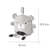 Peluche con caja música Lil Cuties para colgar LaLeLu gris plata