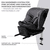 Autokindersitz I-360 i-Size grau
