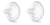 elvie Téterelle pour tire-lait Pump + Stride, M 17 mm lot de 2