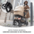 Poussette trio combinée 3en1 Newly Mink Pro Classic Black