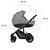 Kinderwagen Prime Lite 3 in 1 Mink Pro Grey