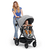 Poussette trio combinée 3en1 B Tour Mink Pro Black