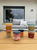 Portionsbehållare set om 6 glas Sunrise