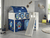 Spielbett SCOTT 90 x 200 cm Astro 3-teilig weiß