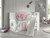 Spielbett SCOTT 90 x 200 cm Birdy 2-teilig weiß