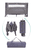 Lit parapluie cododo mélange gris 60x120 cm