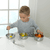 Set de cocina de juguete con alimentos