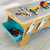 KidKraft ® Tavolo da gioco Build ing Bricks Play N Store