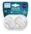 Philips  Smoczek nocny ultra air SCF085/58 0-6 miesięcy 2 szt. zielony/fioletowy
