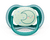 Philips  Sucettes nuit ultra air SCF376/13 6-18 mois silicone vert, lot de 4
