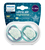 Philips  Sucettes nuit ultra air SCF376/13 6-18 mois silicone vert, lot de 4