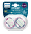 Philips  Smoczek nocny ultra air SCF376/14 0-6 miesięcy 2 szt. fioletowy