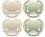 Philips  Chupete ultrasuave SCF091/05 0-6 meses verde/amarillo 4 piezas