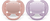 Philips  Schnuller ultra soft SCF091/31 0-6 Monate lila/rosa 2 Stück