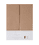 Laken laylig 2-pakning 70 x 140 cm taupe