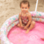 Printed Children's Pool 100 cm Pink Blossom