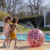 Swim Essential s Oppustelig boldsprinkler Leopard 60 cm