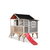 Drewniany domek do zabawy EXIT Loft 350 - szary
