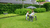 EXIT Table de jeux d'eau et sable Aksent parasol, outils de jardinage bois