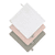 milky powder Juego de 3 franelas de gasa rosa olive
