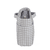 Neceser cambiador bebé I Love Vichy gris