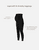 Graviditetsleggings Cara sømløs Sensil Breeze Black