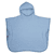 WÖRNER badponcho muslin slät stål-dunkelblå 60x75 cm