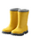 Sterntaler Bottes en caoutchouc doublées jaune mat